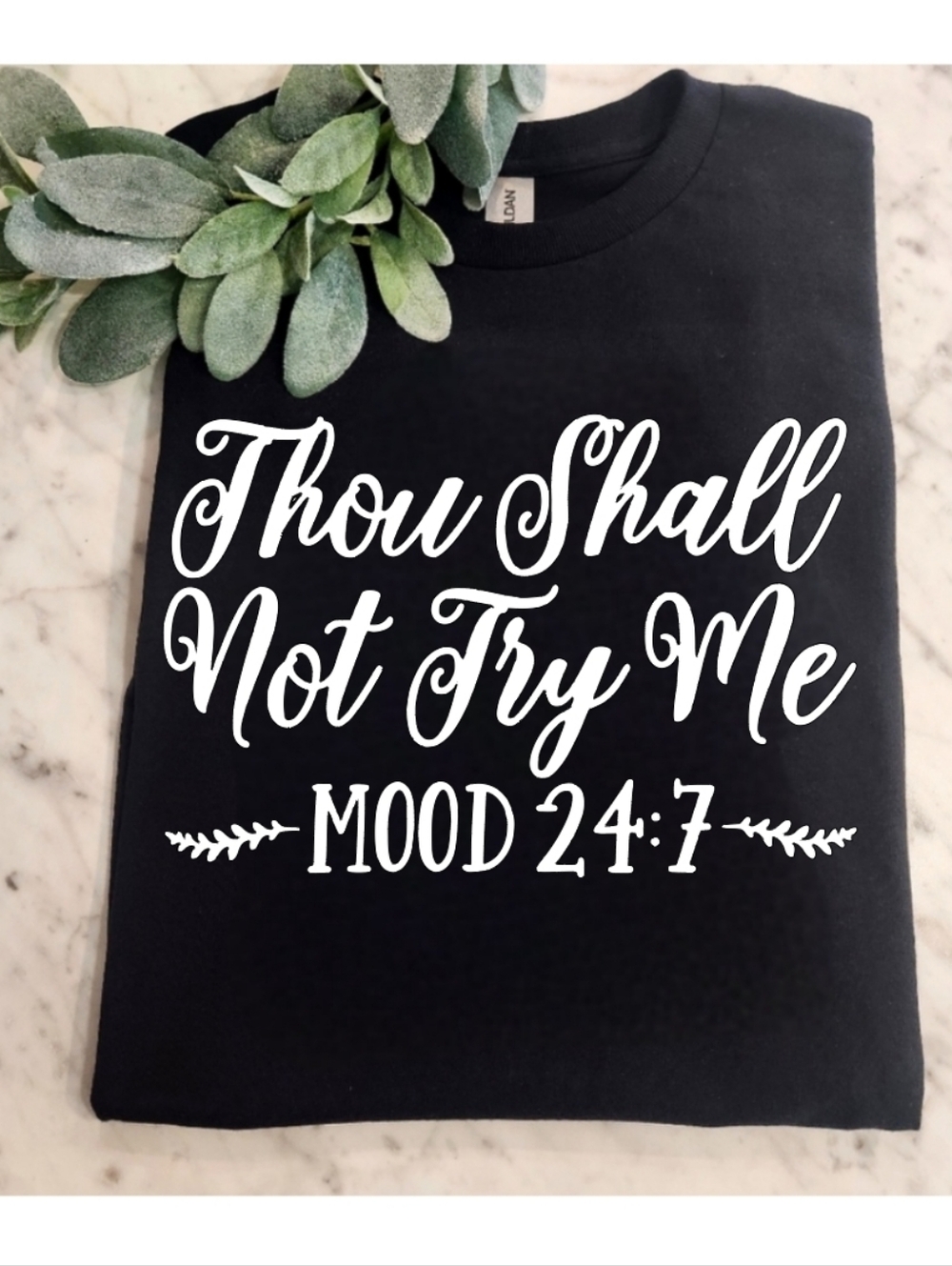 Funny shirt try me humor retro popular trending White And Black Short Sleeve